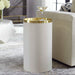 Circuit Accent Table Brushed Brass-Furniture-Uttermost-Lighting Design Store