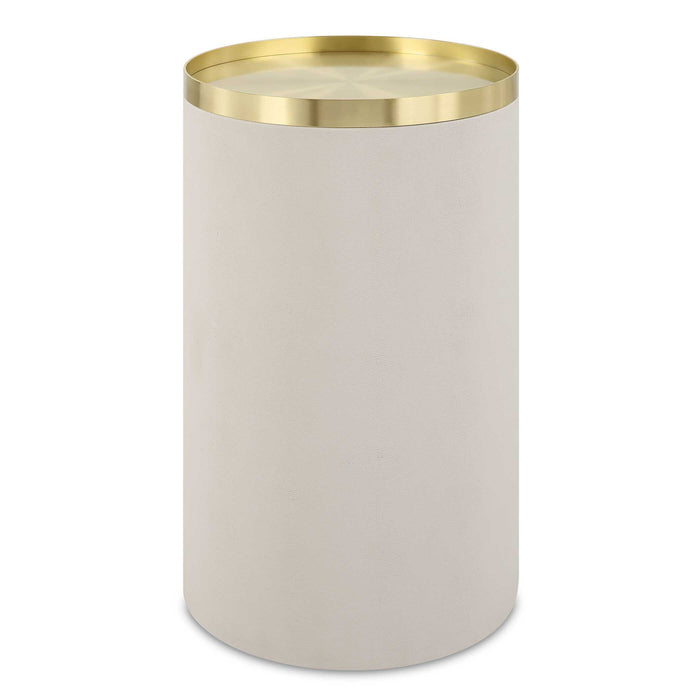 Circuit Accent Table Brushed Brass-Furniture-Uttermost-Lighting Design Store