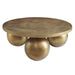Triplet Coffee Table Antique Brass-Furniture-Uttermost-Lighting Design Store