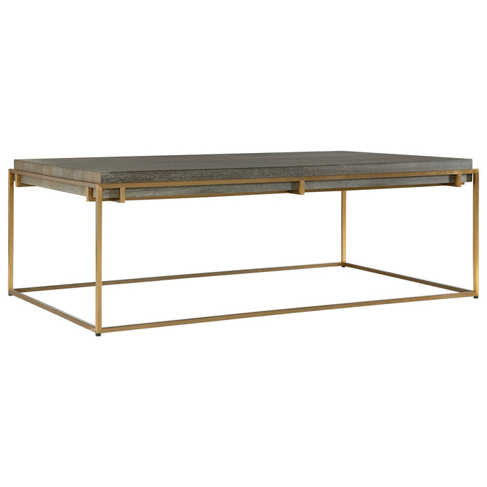 Surround Coffee Table Brushed Brass-Furniture-Uttermost-Lighting Design Store