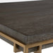 Surround Coffee Table Brushed Brass-Furniture-Uttermost-Lighting Design Store