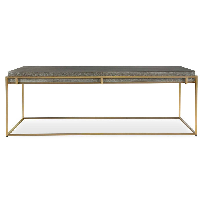 Surround Coffee Table Brushed Brass-Furniture-Uttermost-Lighting Design Store