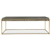 Surround Coffee Table Brushed Brass-Furniture-Uttermost-Lighting Design Store
