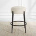 Arles Counter Stool Satin Black-Furniture-Uttermost-Lighting Design Store