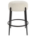 Arles Counter Stool Satin Black-Furniture-Uttermost-Lighting Design Store