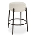 Arles Counter Stool Satin Black-Furniture-Uttermost-Lighting Design Store