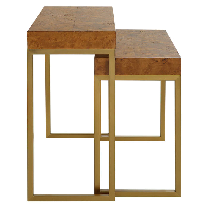 Burl-esque Nesting Tables, S/2-Uttermost-Lighting Design Store