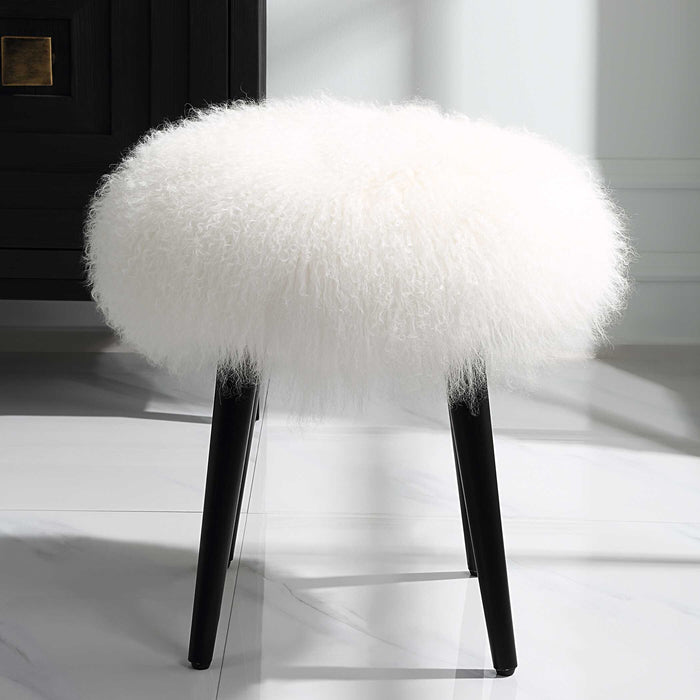 Wooly Accent Stool-Uttermost-Lighting Design Store