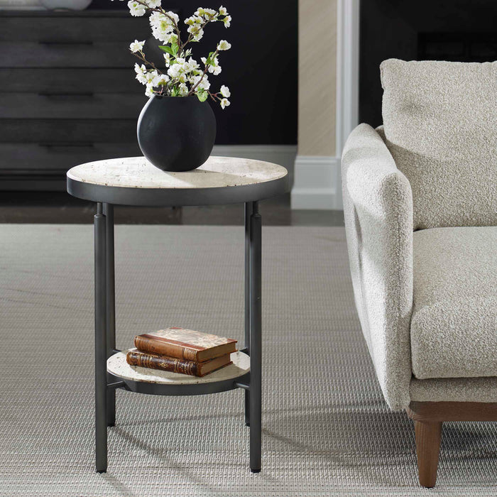 Dauntless Side Table-Uttermost-Lighting Design Store