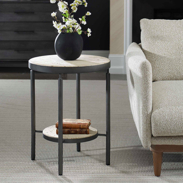 Dauntless Side Table-Uttermost-Lighting Design Store