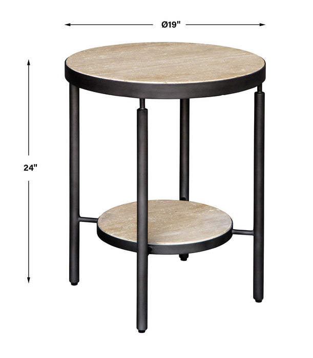 Dauntless Side Table-Uttermost-Lighting Design Store