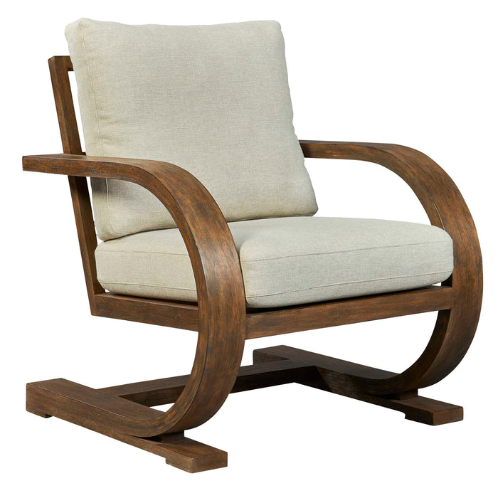 Bedrich Accent Chair Mango Wood-Furniture-Uttermost-Lighting Design Store