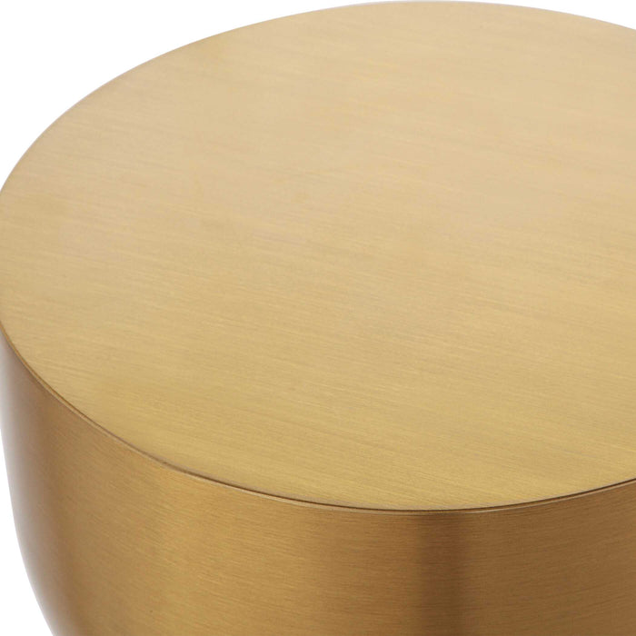 Golden Vessel Accent Table-Uttermost-Lighting Design Store