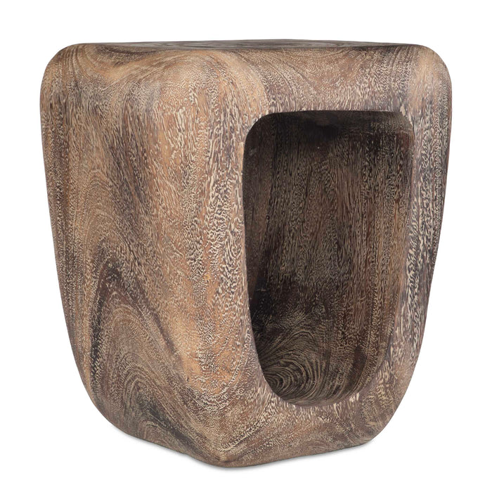 Loophole Accent Stool Natural Wash-Furniture-Uttermost-Lighting Design Store