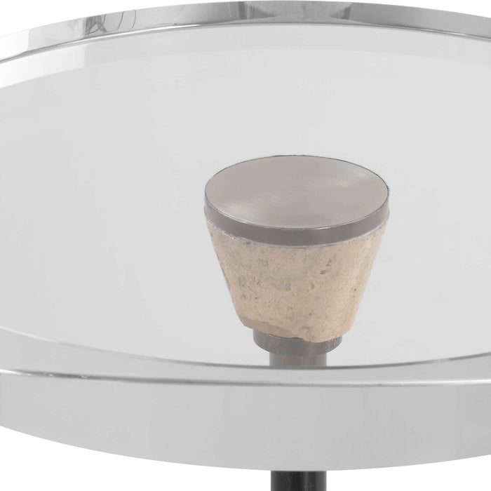 Arthur Drink Table Bronze-Furniture-Uttermost-Lighting Design Store