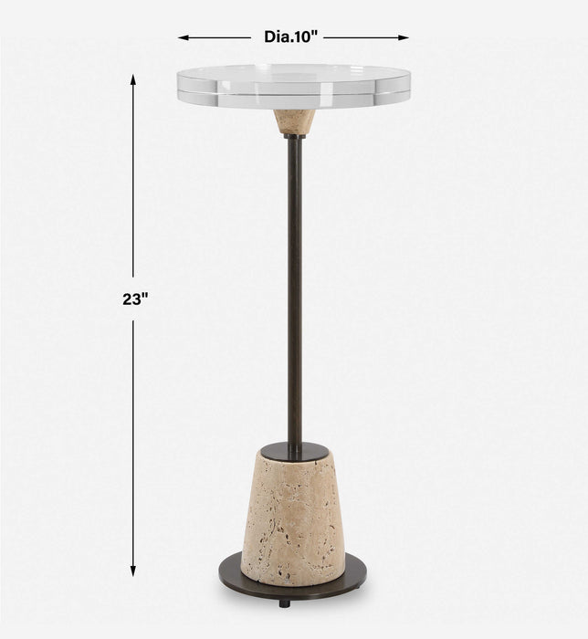 Arthur Drink Table Bronze-Furniture-Uttermost-Lighting Design Store