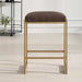 Atticus Counter Stool Antique Brushed Brass-Furniture-Uttermost-Lighting Design Store