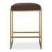 Atticus Counter Stool Antique Brushed Brass-Furniture-Uttermost-Lighting Design Store
