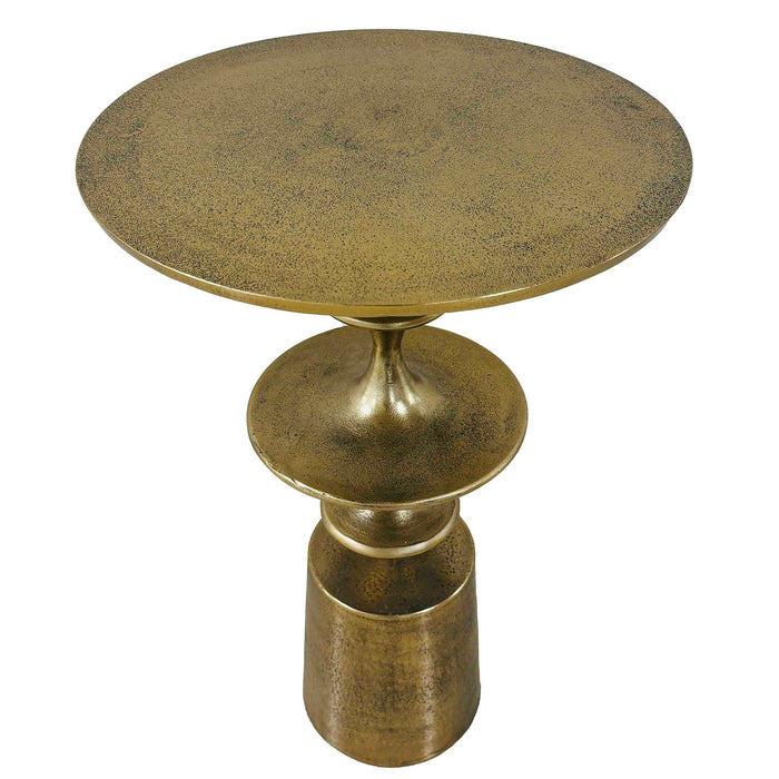 Flight Accent Table Antique Brass-Furniture-Uttermost-Lighting Design Store
