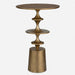 Flight Accent Table Antique Brass-Furniture-Uttermost-Lighting Design Store