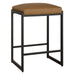 Atticus Counter Stool Satin Black-Furniture-Uttermost-Lighting Design Store
