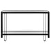 Shadow Console Table Satin Black-Furniture-Uttermost-Lighting Design Store
