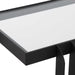 Shadow Console Table Satin Black-Furniture-Uttermost-Lighting Design Store