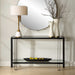Shadow Console Table Satin Black-Furniture-Uttermost-Lighting Design Store