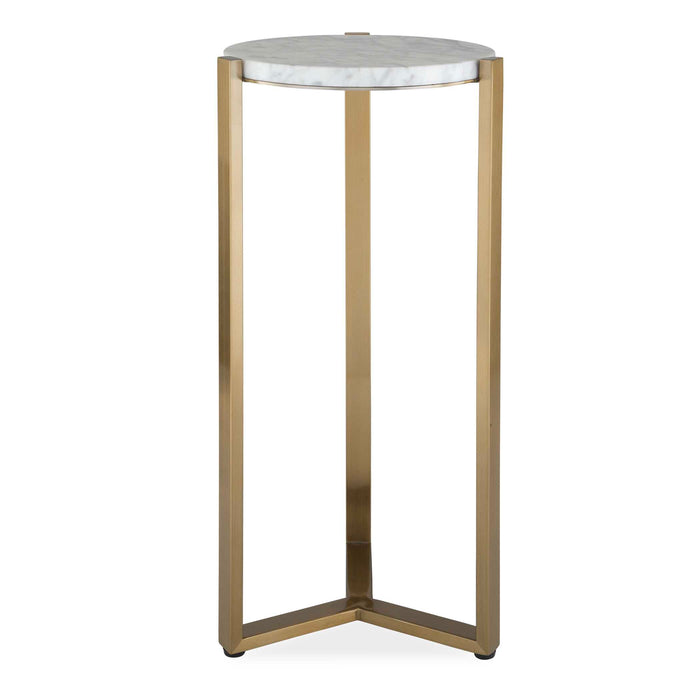 Pietra Drink Table Antique Brass-Furniture-Uttermost-Lighting Design Store