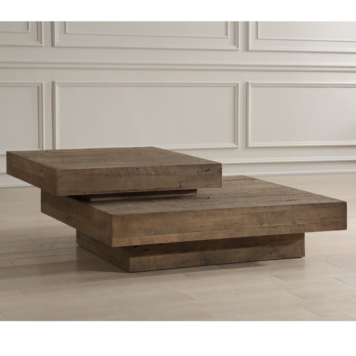Rustic Planes Coffee Table Solid Wood-Furniture-Uttermost-Lighting Design Store
