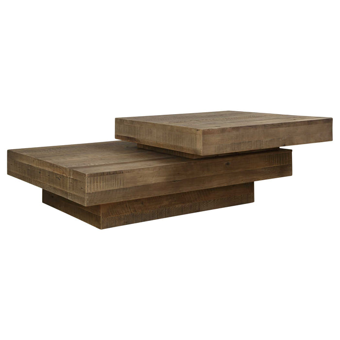 Rustic Planes Coffee Table Solid Wood-Furniture-Uttermost-Lighting Design Store
