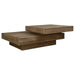 Rustic Planes Coffee Table Solid Wood-Furniture-Uttermost-Lighting Design Store