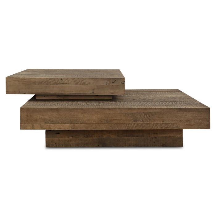 Rustic Planes Coffee Table Solid Wood-Furniture-Uttermost-Lighting Design Store
