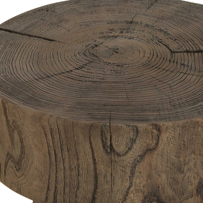 Tree Trails Accent Table Solid Reclaimed Oak-Furniture-Uttermost-Lighting Design Store