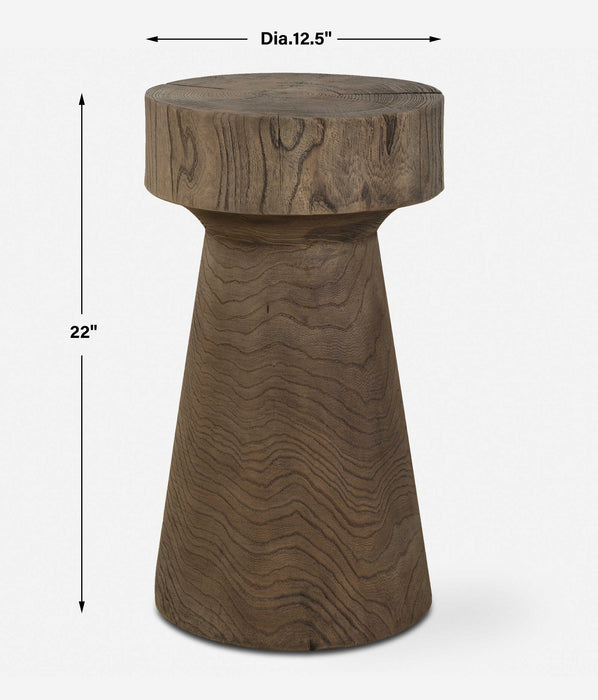 Tree Trails Accent Table Solid Reclaimed Oak-Furniture-Uttermost-Lighting Design Store