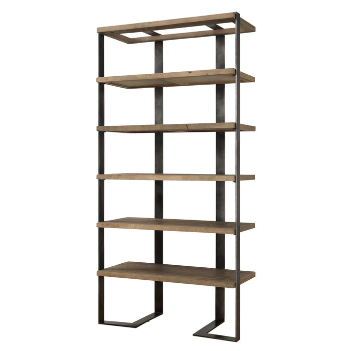 Felix Etagere Oxidized Black-Furniture-Uttermost-Lighting Design Store