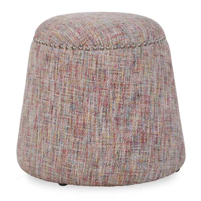 Gumdrop Ottoman Brushed Nickel-Furniture-Uttermost-Lighting Design Store