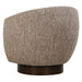 Dunes Swivel Chair Dark Walnut-Furniture-Uttermost-Lighting Design Store