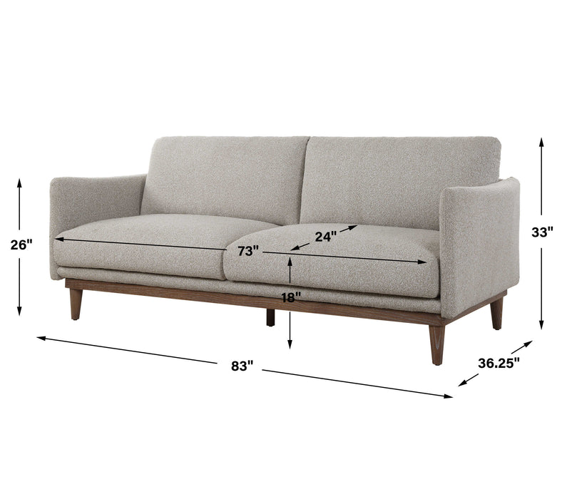 Freefall Sofa Solid Oak-Furniture-Uttermost-Lighting Design Store