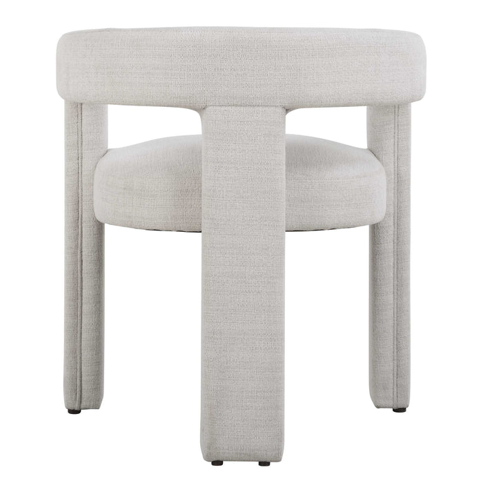 Perspective Dining Chair Ecru-Furniture-Uttermost-Lighting Design Store