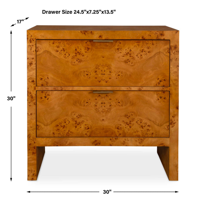 Indus Chest Natural Poplar Burl-Furniture-Uttermost-Lighting Design Store