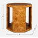 Indus Side Table Natural Poplar Burl-Furniture-Uttermost-Lighting Design Store