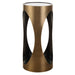 Achilles Drink Table Brushed Brass-Furniture-Uttermost-Lighting Design Store
