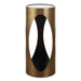 Achilles Drink Table Brushed Brass-Furniture-Uttermost-Lighting Design Store