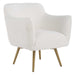 Oasis Swivel Chair Brushed Brass-Furniture-Uttermost-Lighting Design Store
