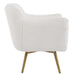 Oasis Swivel Chair Brushed Brass-Furniture-Uttermost-Lighting Design Store
