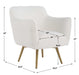 Oasis Swivel Chair Brushed Brass-Furniture-Uttermost-Lighting Design Store