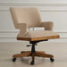 Aspect Desk Chair Pecan Stained Solid Wood-Furniture-Uttermost-Lighting Design Store