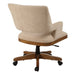 Aspect Desk Chair Pecan Stained Solid Wood-Furniture-Uttermost-Lighting Design Store