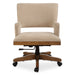 Aspect Desk Chair Pecan Stained Solid Wood-Furniture-Uttermost-Lighting Design Store
